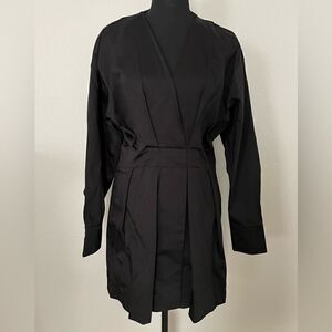 NWT Zara Box Pleat Poplin Dress